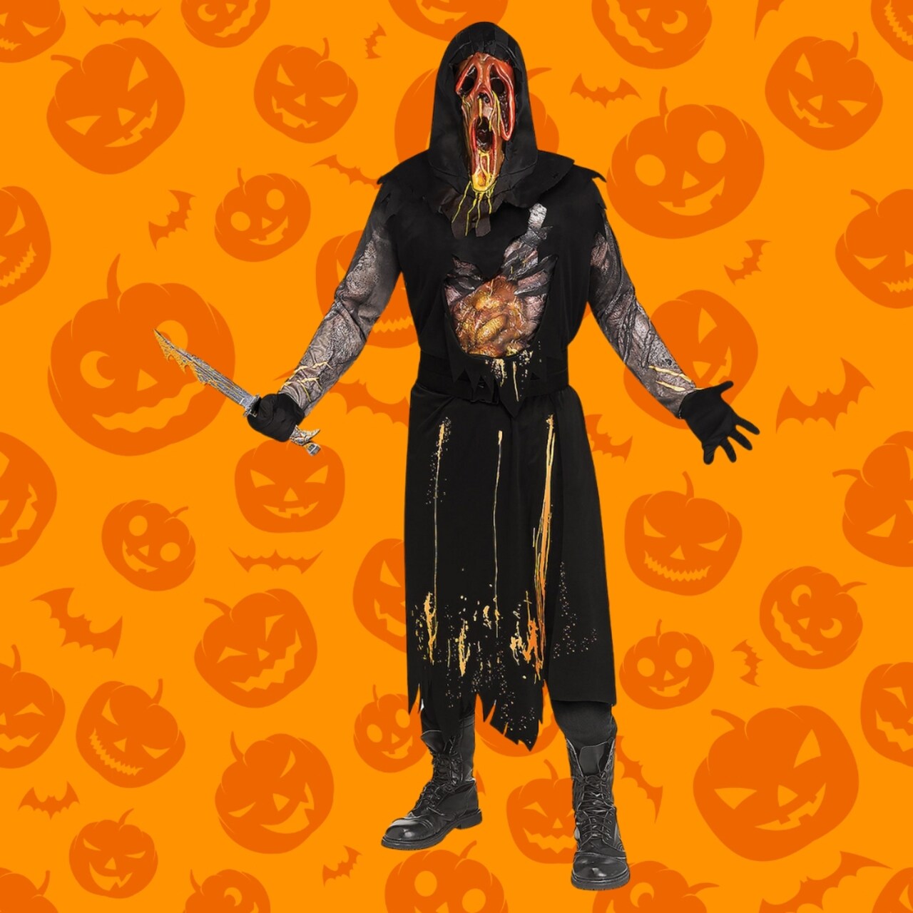Adult Scorched Ghost Face Costume Dead by Daylight Perfect for Fans of Horror Look
